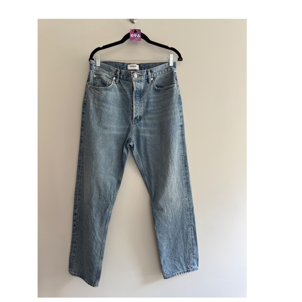Agolde Light Blue Straight Leg Jeans